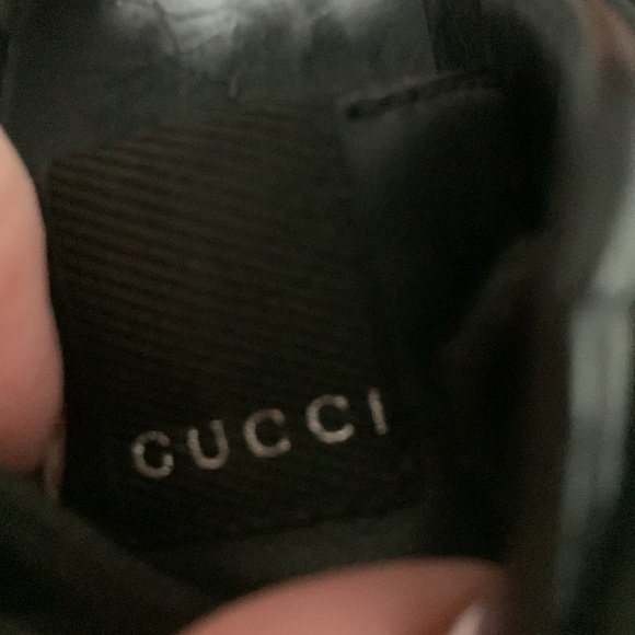 Men’s GUCCI 295198 Microguccissims Soft/Miro Black Sneakers Size 7G UK-7, US-8 - Picture 3 of 8